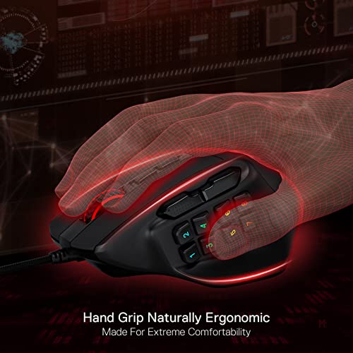 Souris de jeu Redragon M811 Aatrox MMO