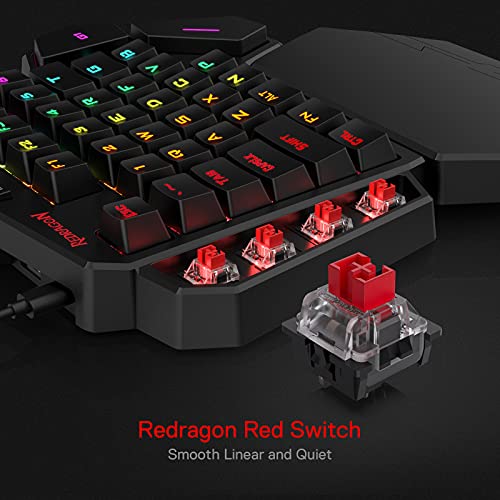 Clavier de jeu mécanique RVB à une-4