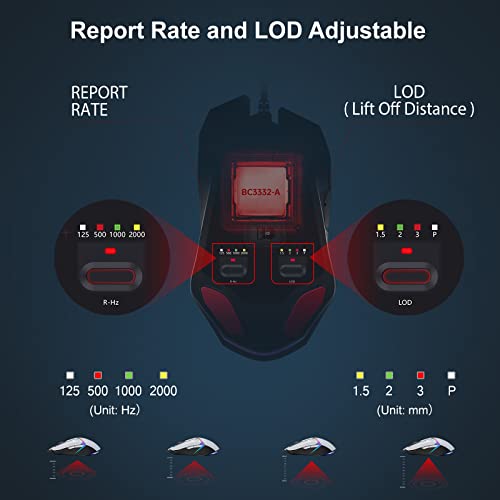 Souris de jeu filaire Bloody W60Max RGB-4