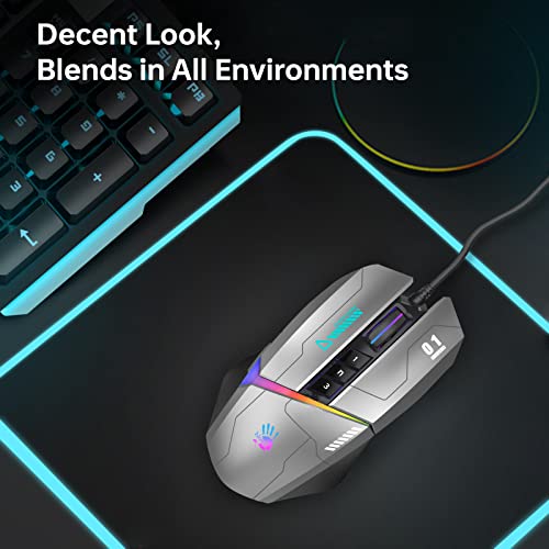 Souris de jeu filaire Bloody W60Max RGB-5