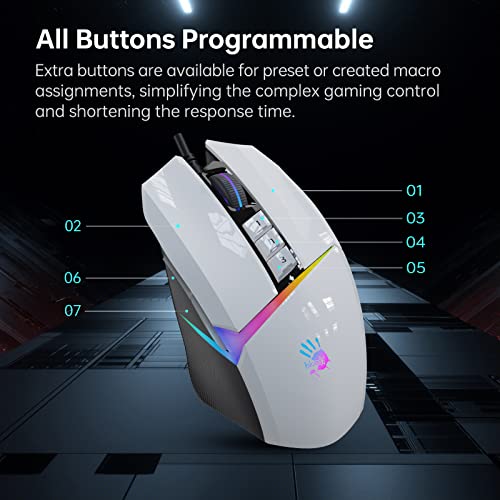 Souris de jeu filaire Bloody W60Max RGB-3