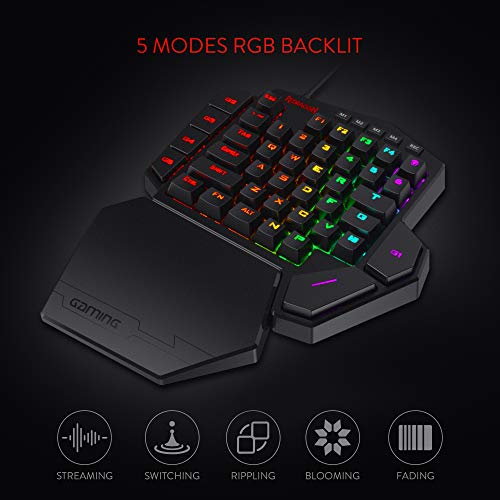 Clavier de jeu mécanique RVB à une-3