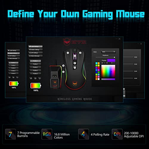 AHHC XVX G605 Souris de jeu sans-5