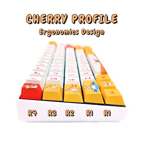 POPKEEY Corgi Dog Keycaps pour commutateurs Cherry-5