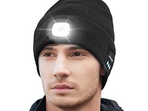 Keains Bonnet Bluetooth unisexe avec lumière et