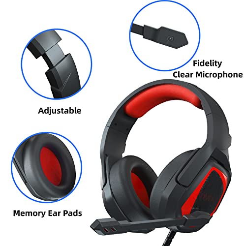 Emonoo Casque de jeu pour PS4 PS5-4