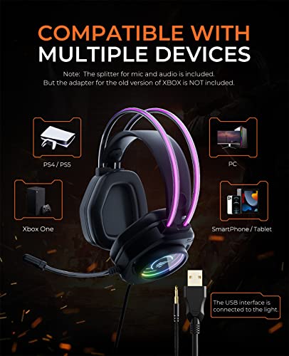 Havit Casque de jeu filaire RVB pour-3
