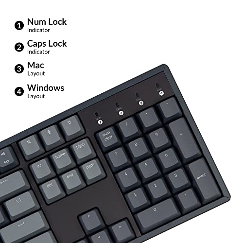 Keychron K10 Clavier de jeu mécanique 104-5