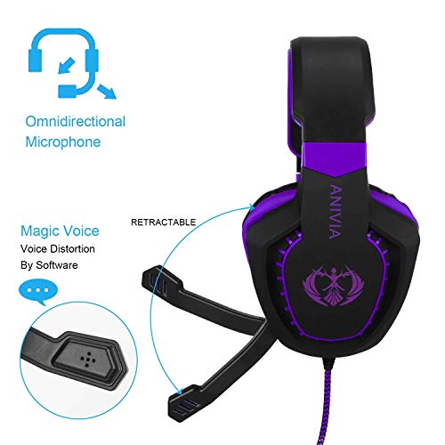 Casque de jeu avec son surround stéréo-3