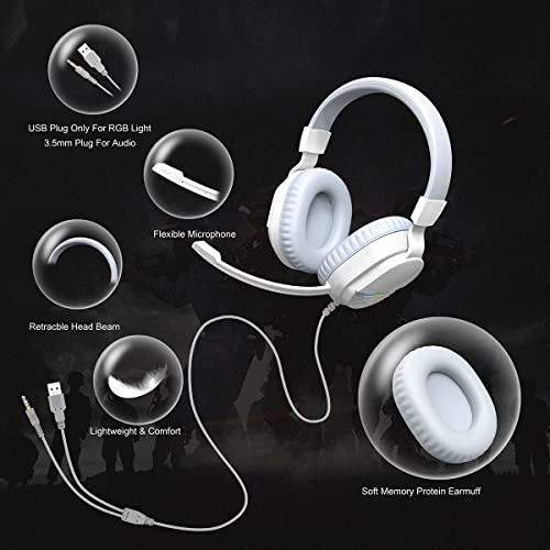 ELCTHUNDER Casque de jeu pour Xbox One