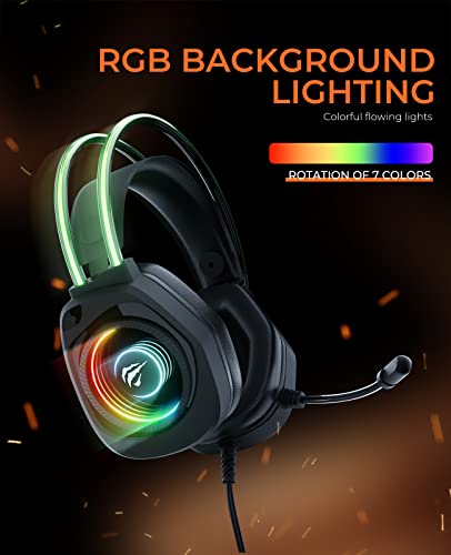 Havit Casque de jeu filaire RVB pour-4