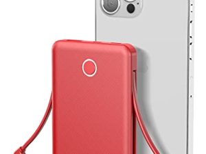 Miisso 6000mah Ultra Slim Built in Cables