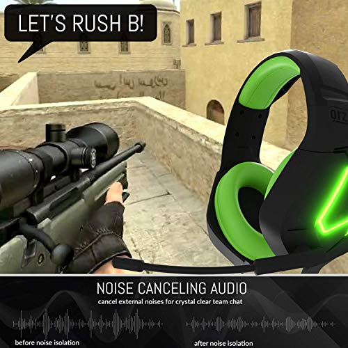 Orzly Gaming Headset (Vert) pour PC et-5