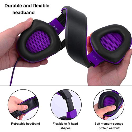Casque de jeu avec son surround stéréo-5