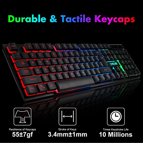 Clavier et souris de jeu sans fil-3