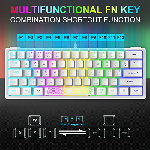 60% clavier de jeu souris en nid-4