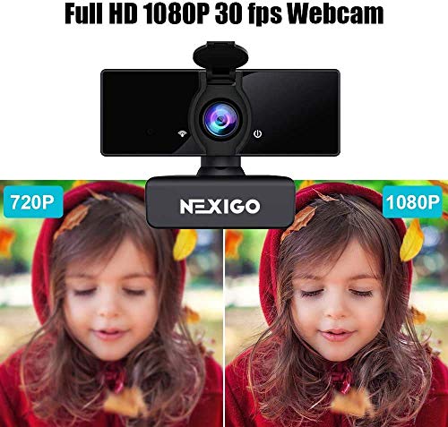 NexiGo N660 1080P Webcam professionnelle