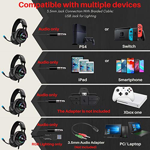 Casque de jeu HP Xbox One avec-5