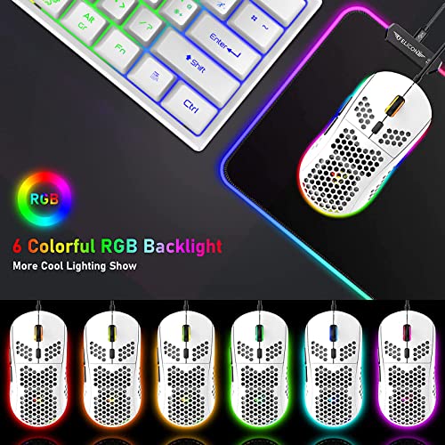 60% clavier de jeu souris en nid-5