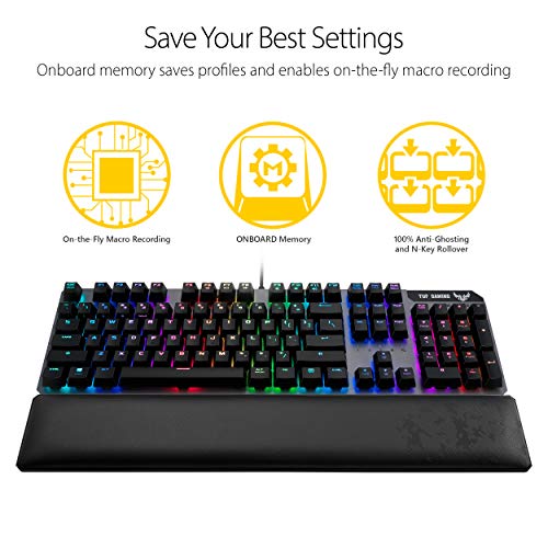 Clavier de jeu compact optique-mécanique ASUS --3