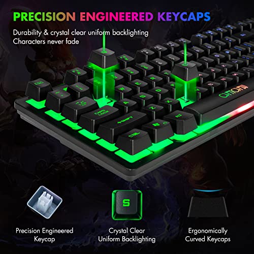 CHONCHOW RGB Gaming Mouse et Clavier