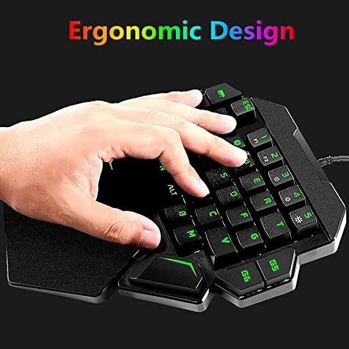 Cakce RGB Clavier de jeu mécanique à-4