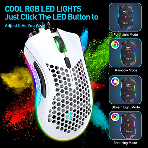 Souris de jeu sans fil légère