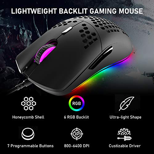 Clavier et souris de jeu filaires TKL