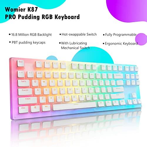 Clavier mécanique XVX Womier K87 PRO TKL