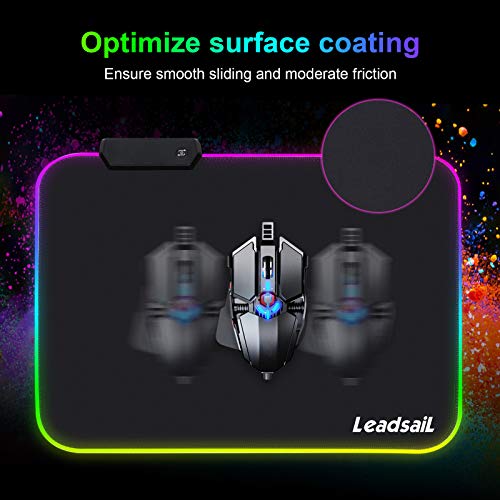 Tapis de souris de jeu LeadsaiL RGB-4