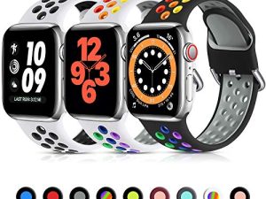 Lerobo Lot de 3 bracelets de sport