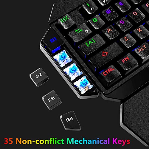 Cakce RGB Clavier de jeu mécanique à-3