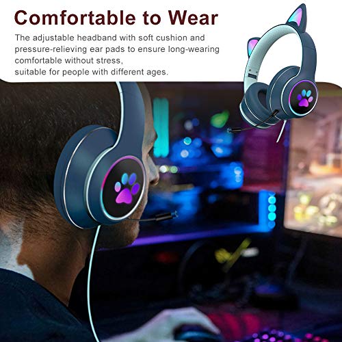 LVOERTUIG Casque d'oreille de chat