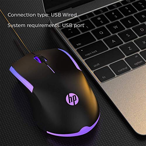 Souris de jeu filaire HP RGB haute-5