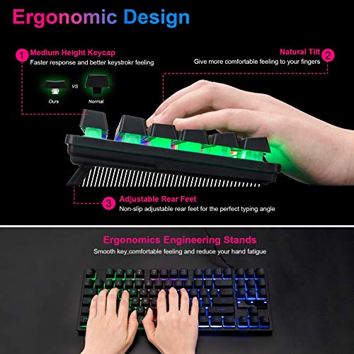 CHONCHOW RGB Gaming Mouse et Clavier