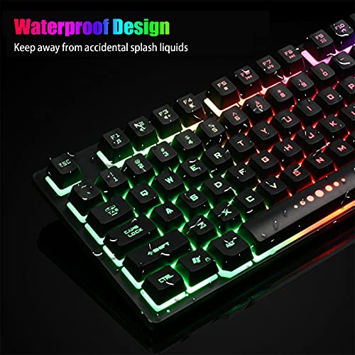 Combo clavier et souris de jeu compacts