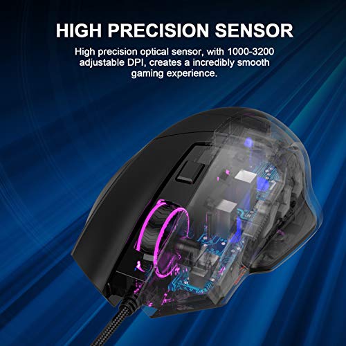 CP3 Souris de jeu filaire 3200 DPI-5