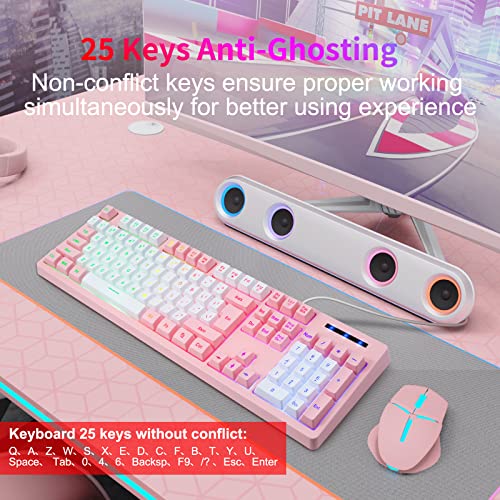 Clavier de jeu filaire USB avec rétroéclairage-3