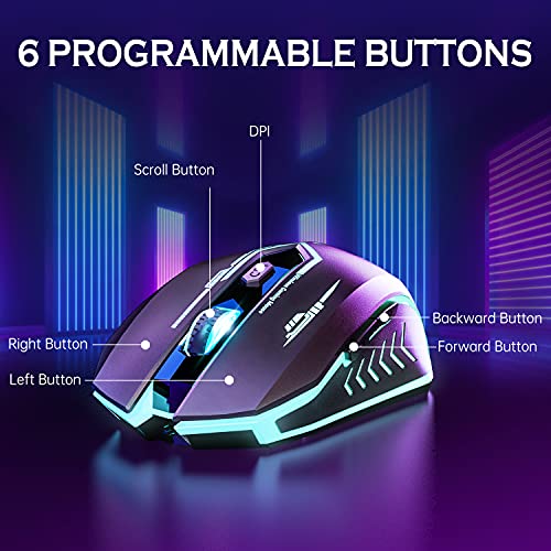 uhuru Souris de jeu sans fil jusqu'à-5