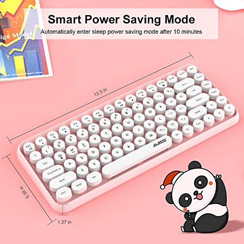 Clavier Bluetooth sans fil rose NACODEX 84-3