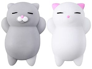 Nutty Toys Lot de 2 chats spongieux