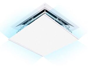 Déflecteur de climatiseur carré pour plafond