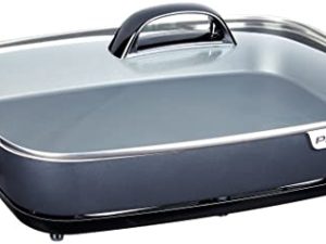 Presto 06858 Poêle Slimline avec couvercle en