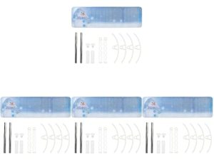 LIFKOME 4pcs Bureau Refroidi Pare-Brise Conditionneur Vent