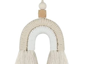 Macramé Arc-en-Ciel Voiture Charme Boho Feutre Boule