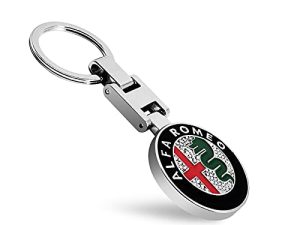 Logo de voiture porte-clés anneau pour Alfa