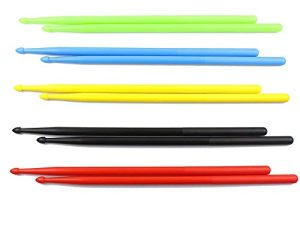 5 paires de baguettes de batterie en