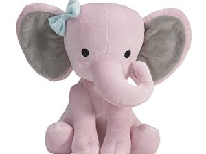Bedtime Originals Twinkle Toes Peluche éléphant rose