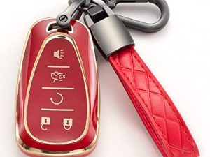 Saimui Compatible avec Chevrolet Key Fob Cover