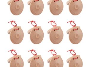 12 Pcs Instrument de Castagnettes Musicales